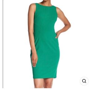 Vince Camuto Green Midi Dress